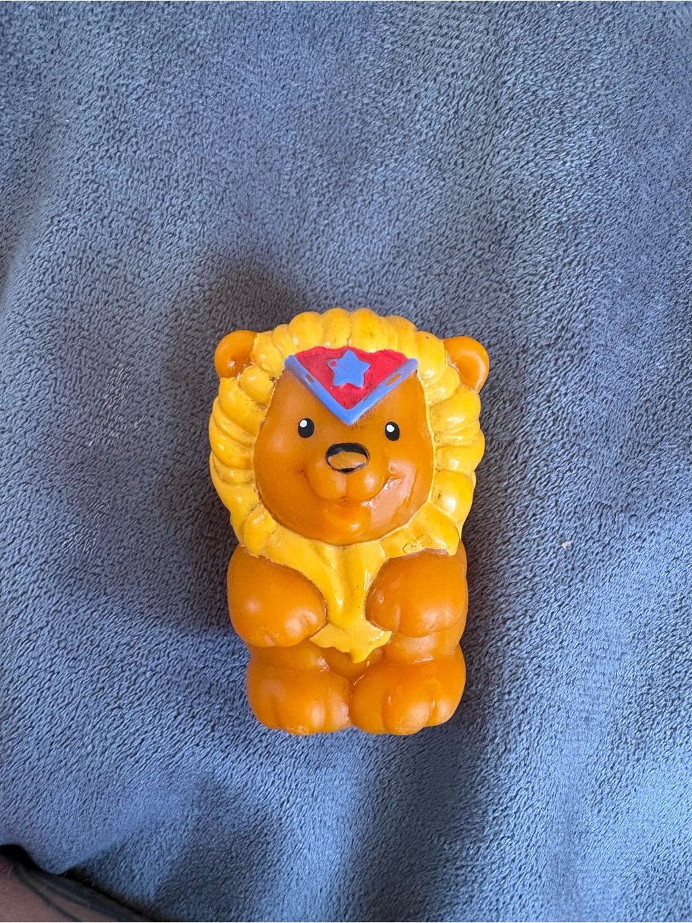 2001 little people Yellow Lion Toy Figure for Kids - Soft Squeeze Play